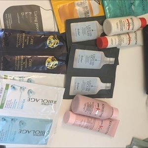 High end hair care samples